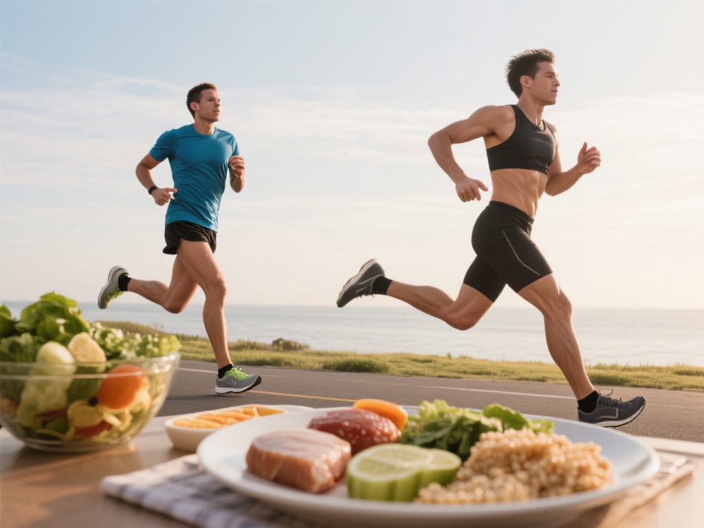 饮食与跑步结合：跑步后身体处于高代谢状态，此时补充