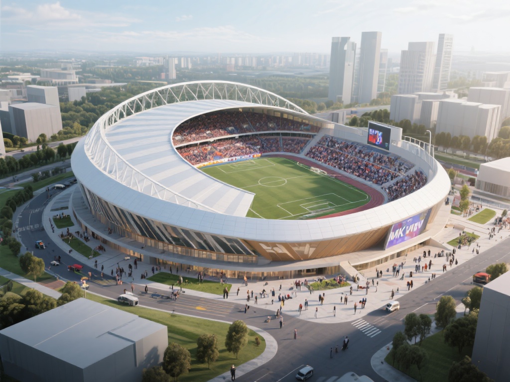 在现代城市发展中，体育场馆不仅仅是举办赛事的场所，