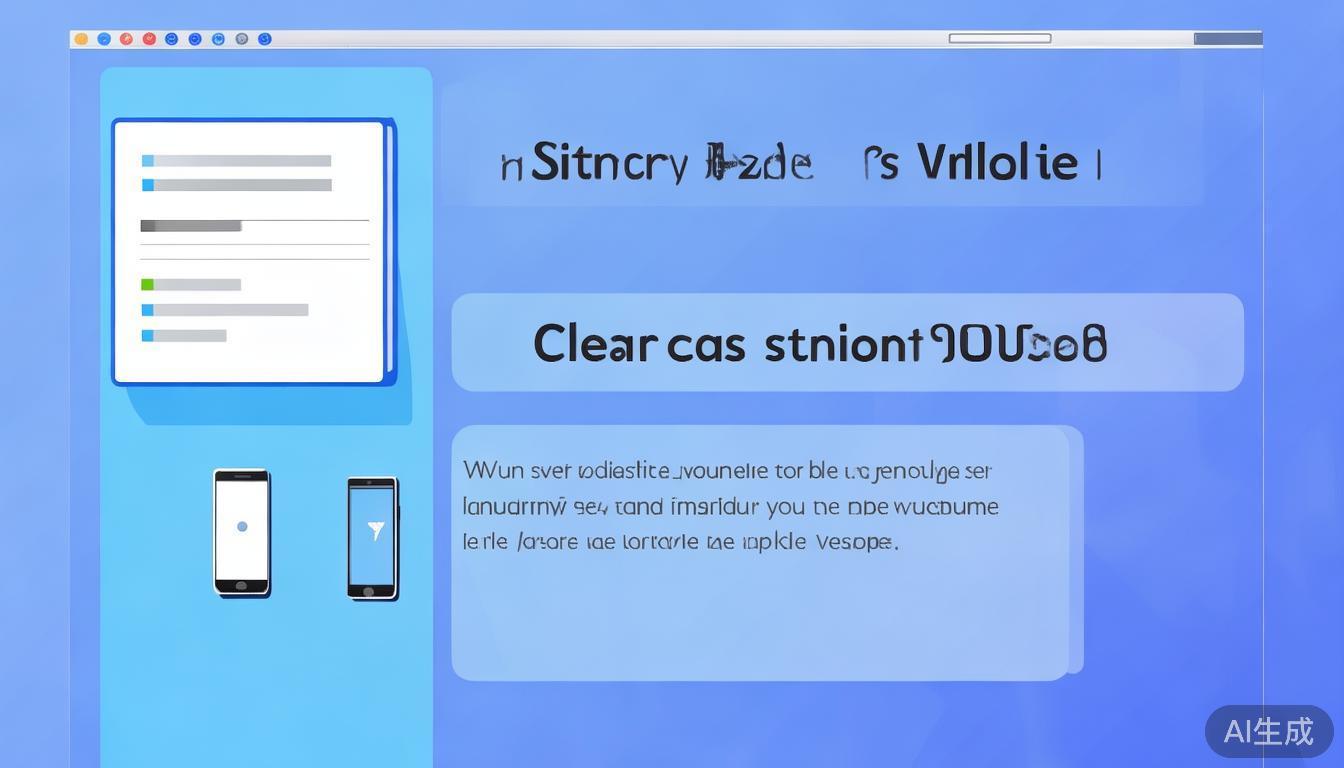 清除浏览器缓存或重装应用
在网页端，尝试清除浏览